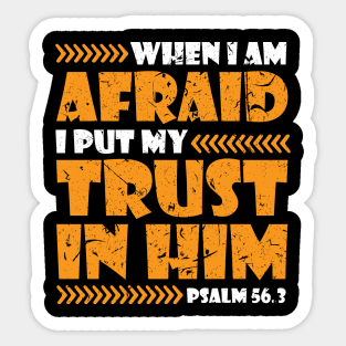 Trust in Him Sticker